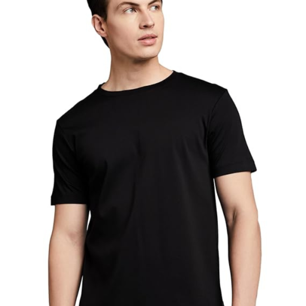 Black Half Sleeve T-Shirt